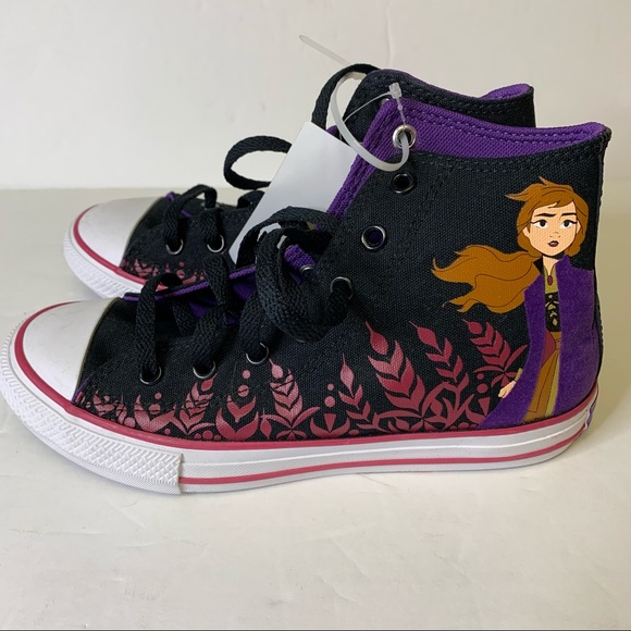 NWT Converse X Disney Frozen 2 Anna High Sneakers - Picture 9 of 12